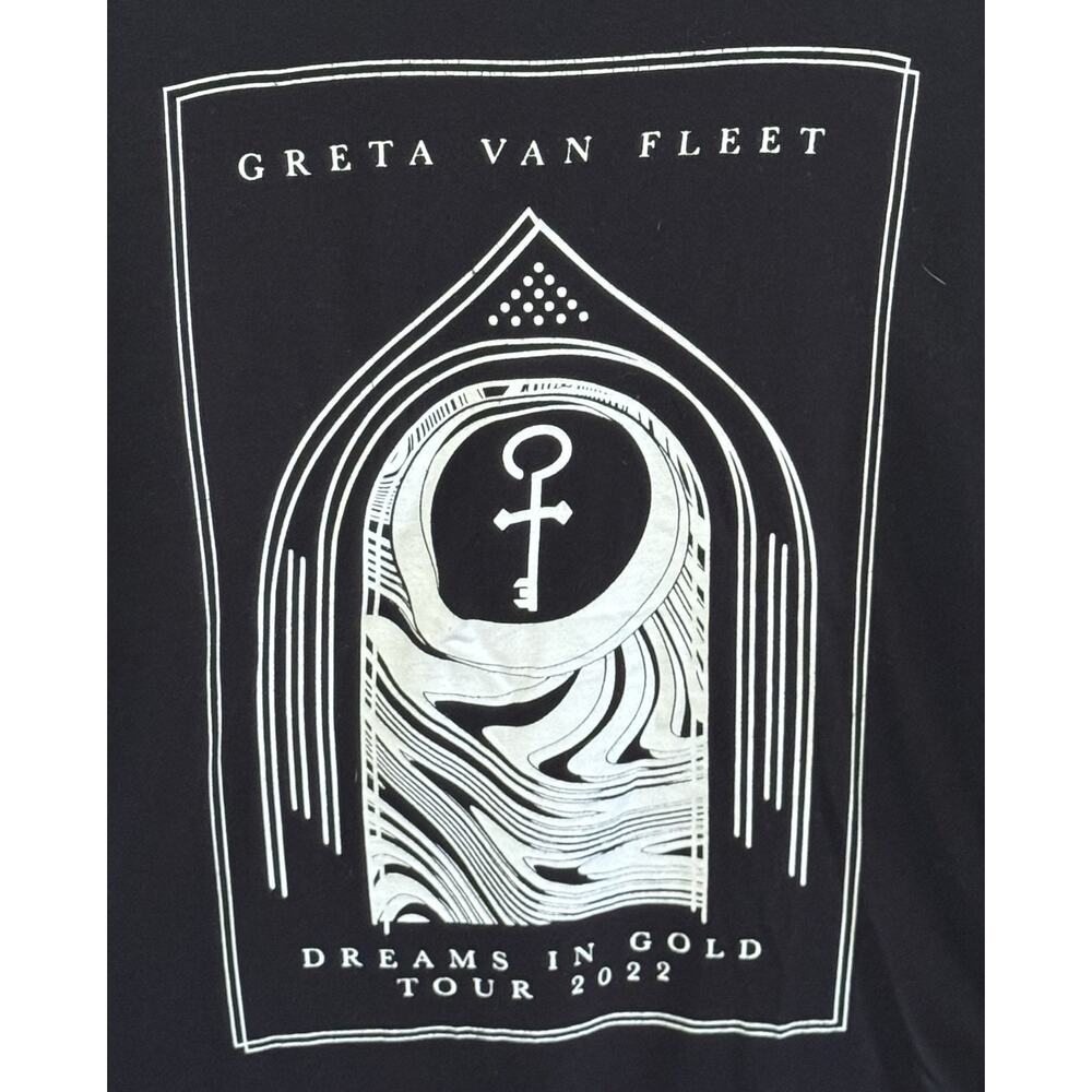 2022 Greta Van Fleet Dreams In Gold Tour T-Shirt